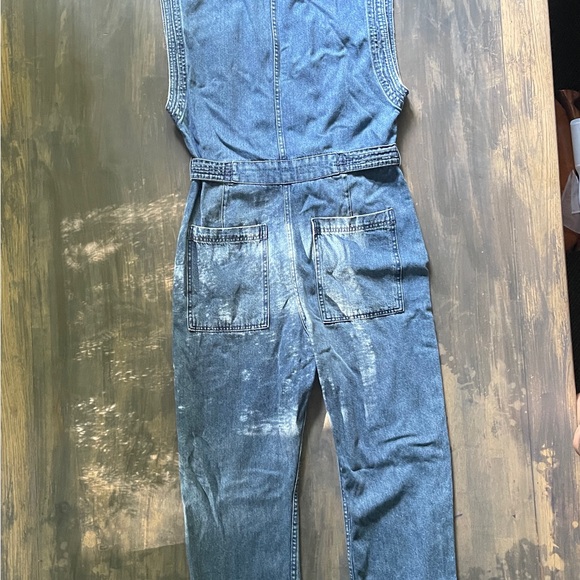 We The Free Blue Denim Jumpsuit - Picture 8 of 9